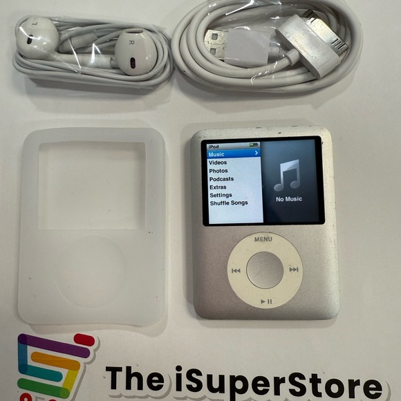 Apple iPod Nano 3rd Gen 4GB Silver - Excellent Condition - 1YR Warranty - Picture 1 of 4